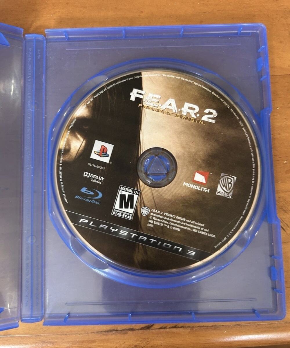 FEAR 2 Project Origin - Sony PlayStation 3 PS3 DISC ONLY!